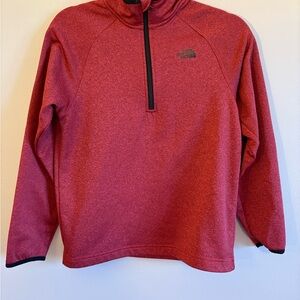 Boys, North Face 1/4+ Zip-Up pullover large size 14/16 boys